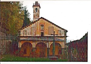 il santuario in un giorno di pioggia